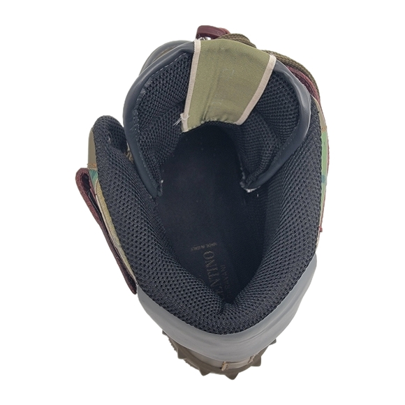 Valentino Garavani Rockrunner Camo Butterfly High Top Sneakers 42 - Picture 8 of 12